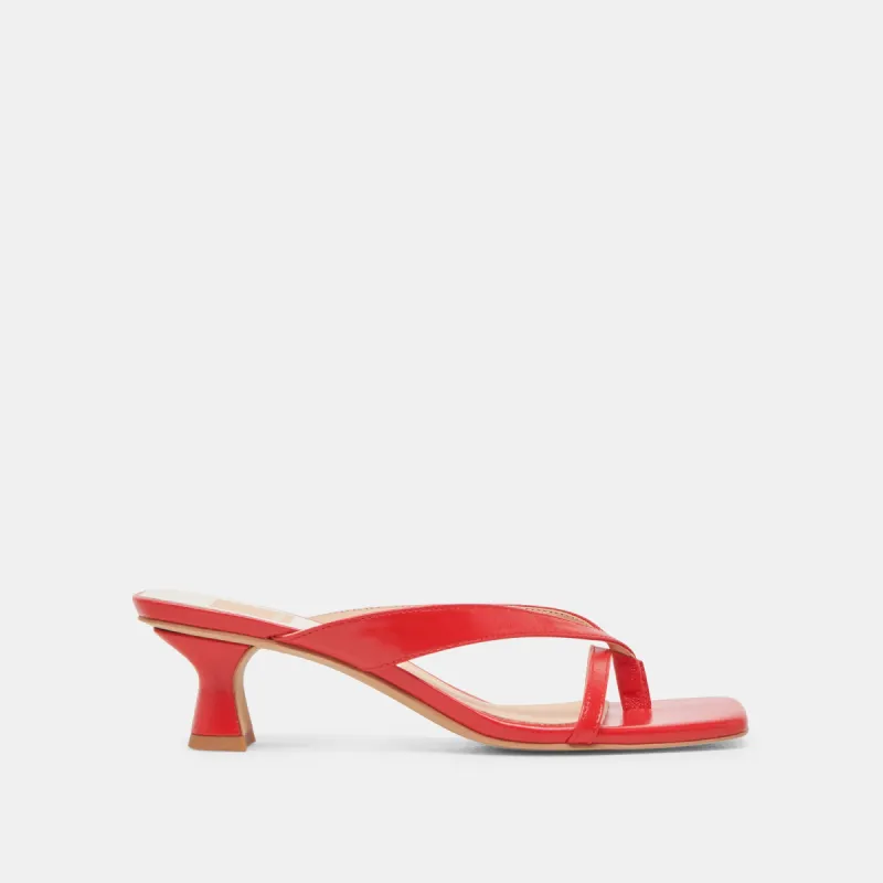 BREVEL HEELS CHILI LEATHER sold by Dolce Vita