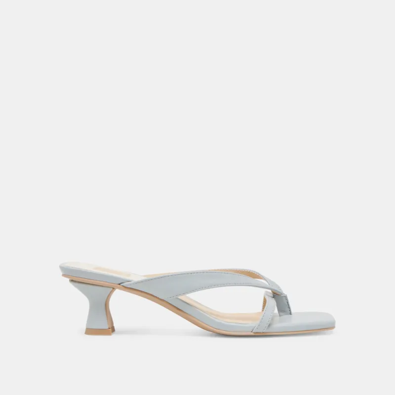 BREVEL HEELS LIGHT BLUE LEATHER sold by Dolce Vita