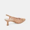 OLYMPA HEELS CAFE WOVEN STELLA sold by Dolce Vita
