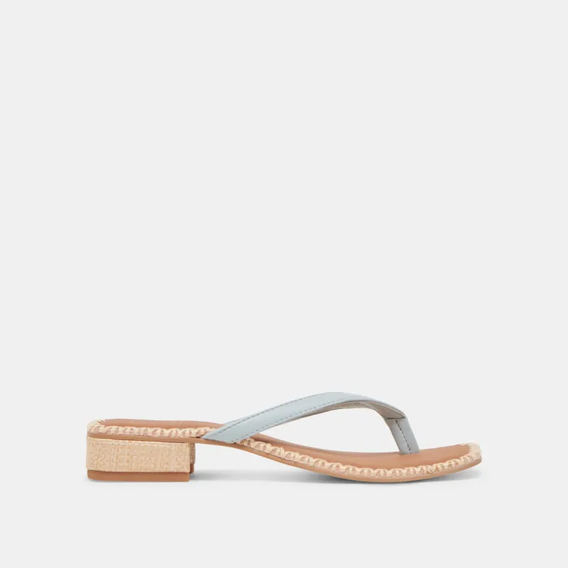 BARTY SANDALS ICE BLUE LEATHER sold by Dolce Vita