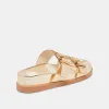 SOYA SANDALS GOLD DISTRESSED LEATHER sold by Dolce Vita