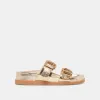 SOYA SANDALS GOLD DISTRESSED LEATHER sold by Dolce Vita