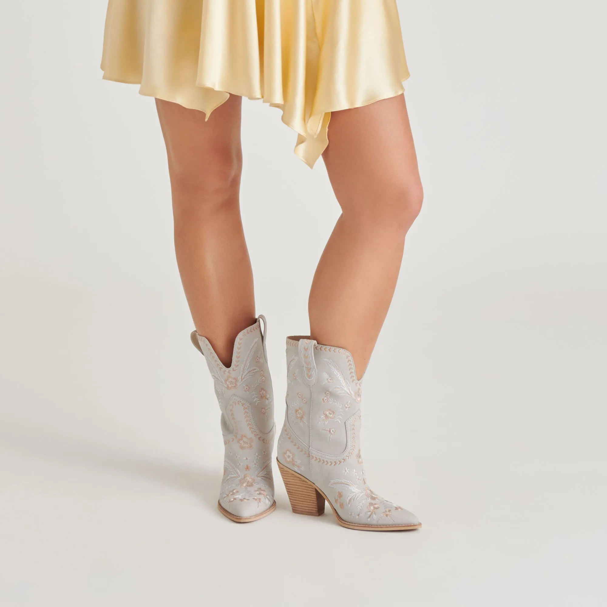 JESSEY FLORAL BOOTS LIGHT BLUE NUBUCK sold by Dolce Vita product image thumbnail 2