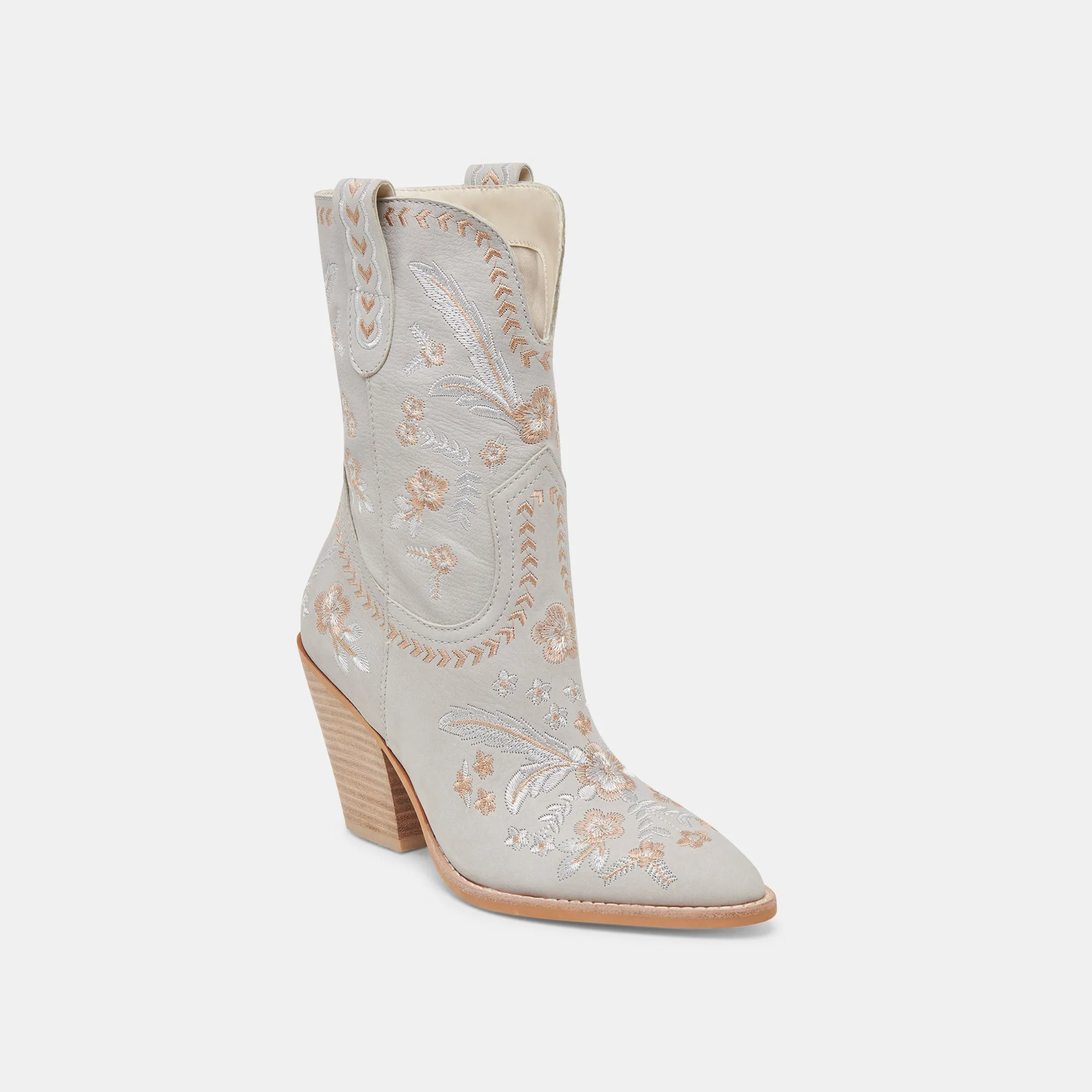 JESSEY FLORAL BOOTS LIGHT BLUE NUBUCK sold by Dolce Vita product image thumbnail 3