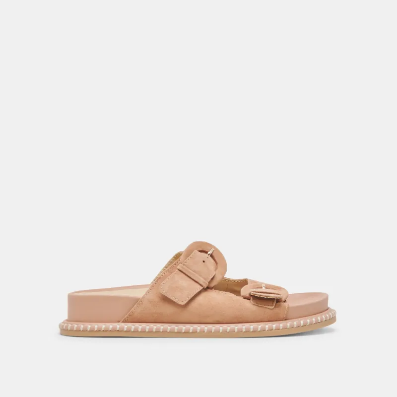 SHAUNY SANDALS TOFFEE SUEDE made by Dolce Vita