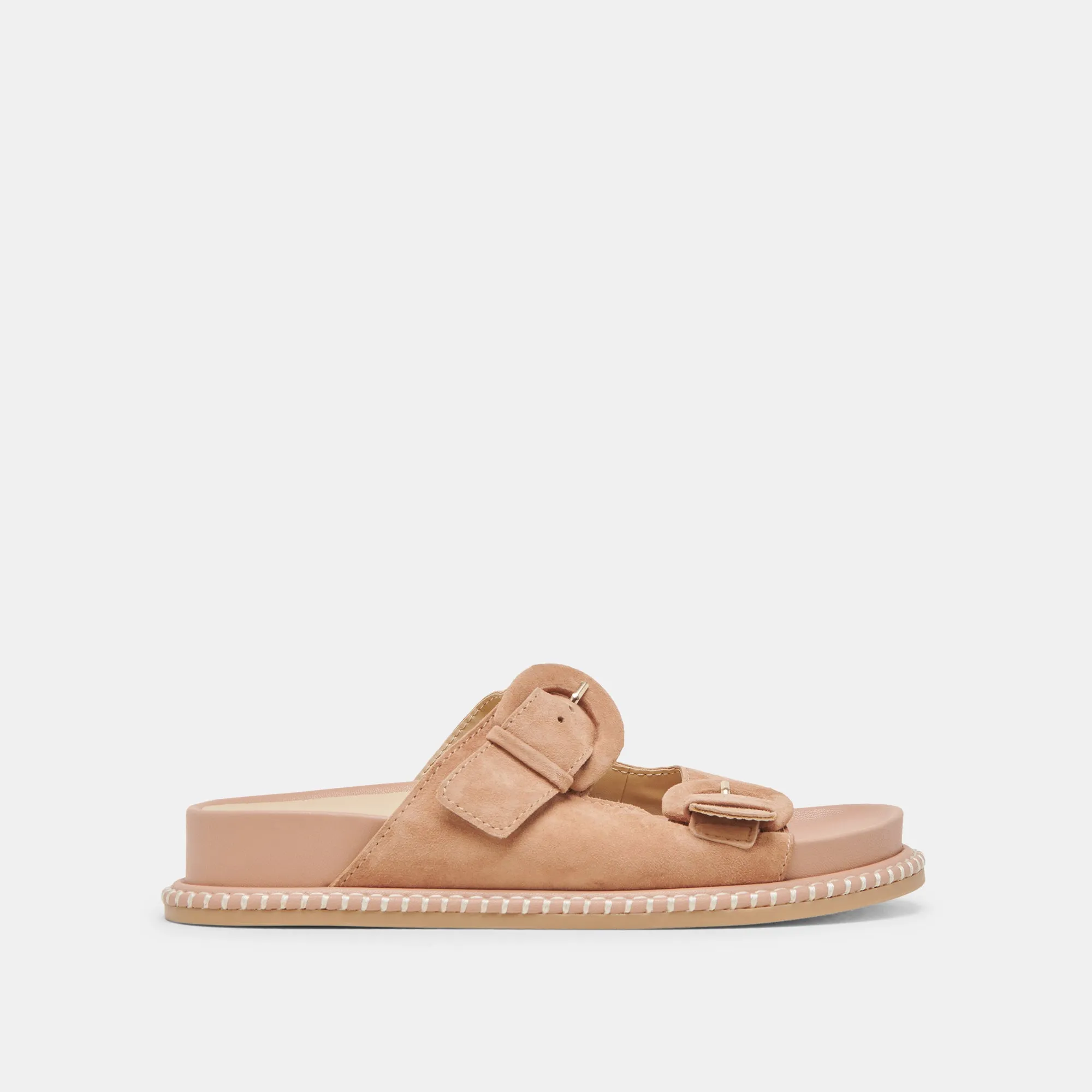 SHAUNY SANDALS TOFFEE SUEDE sold by Dolce Vita