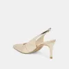 ELASI HEELS LIGHT GOLD CRINKLE PATENT sold by Dolce Vita