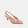 ALENNA HEELS WHISKEY CRINKLE PATENT sold by Dolce Vita