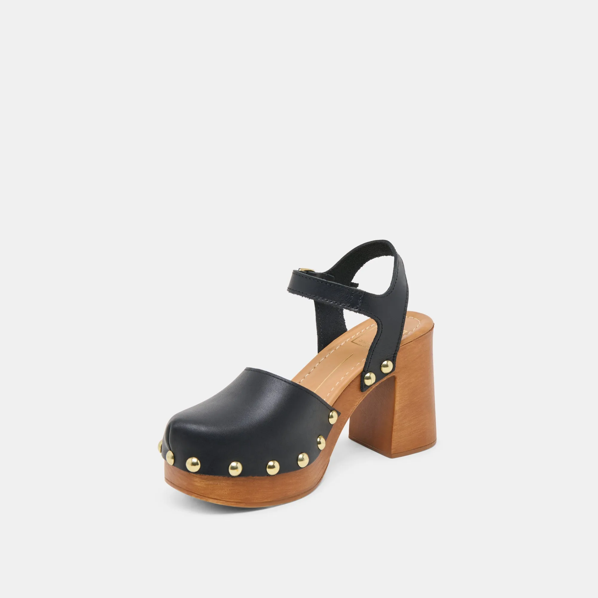 CLOVER HEELS BLACK LEATHER sold by Dolce Vita product image thumbnail 4
