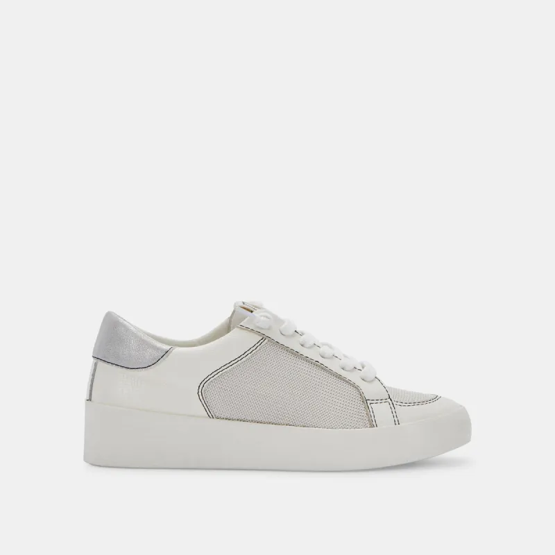 LEDGER SNEAKERS OFF WHITE LEATHER - re:vita sold by Dolce Vita