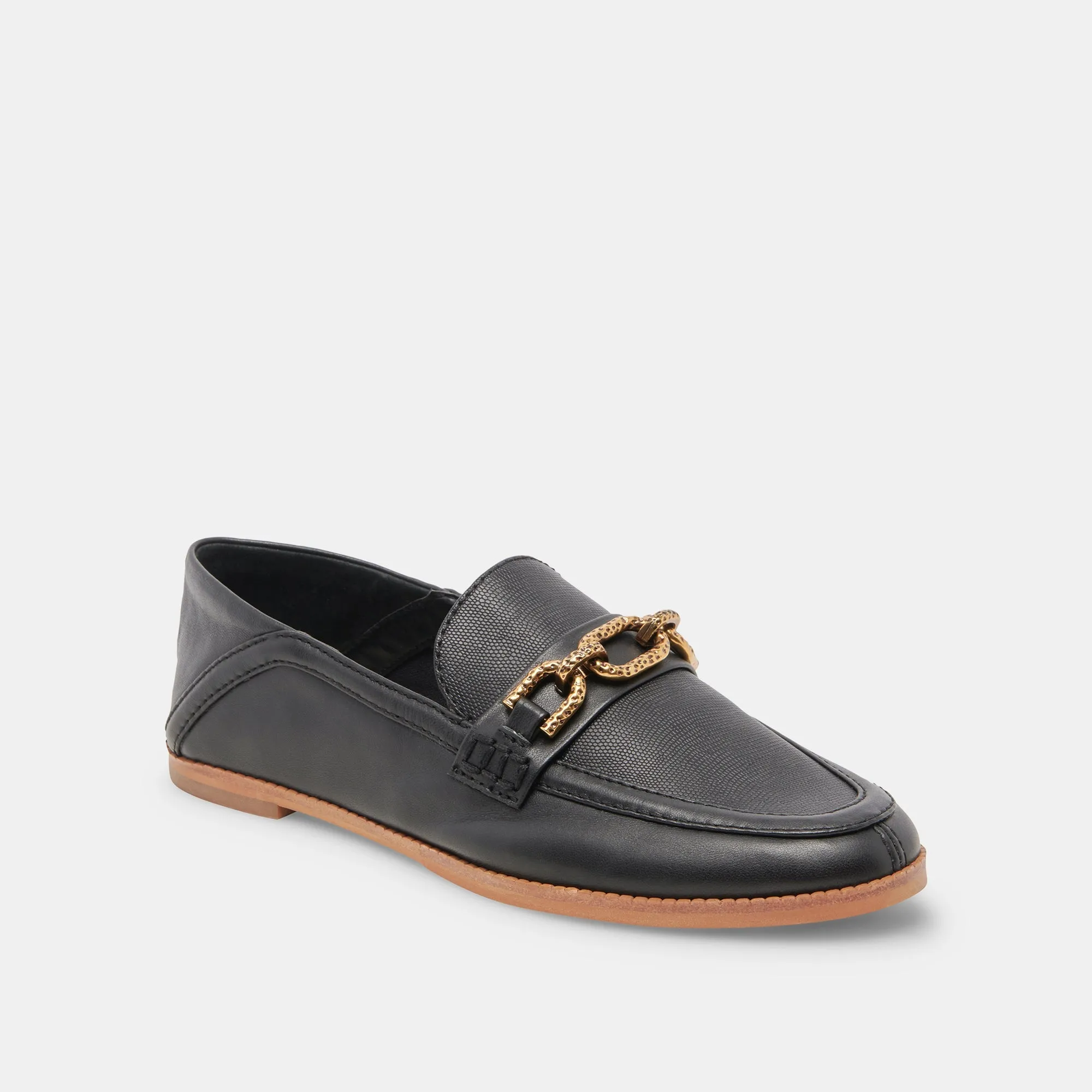 REIGN FLATS BLACK LEATHER - re:vita sold by Dolce Vita product image thumbnail 3