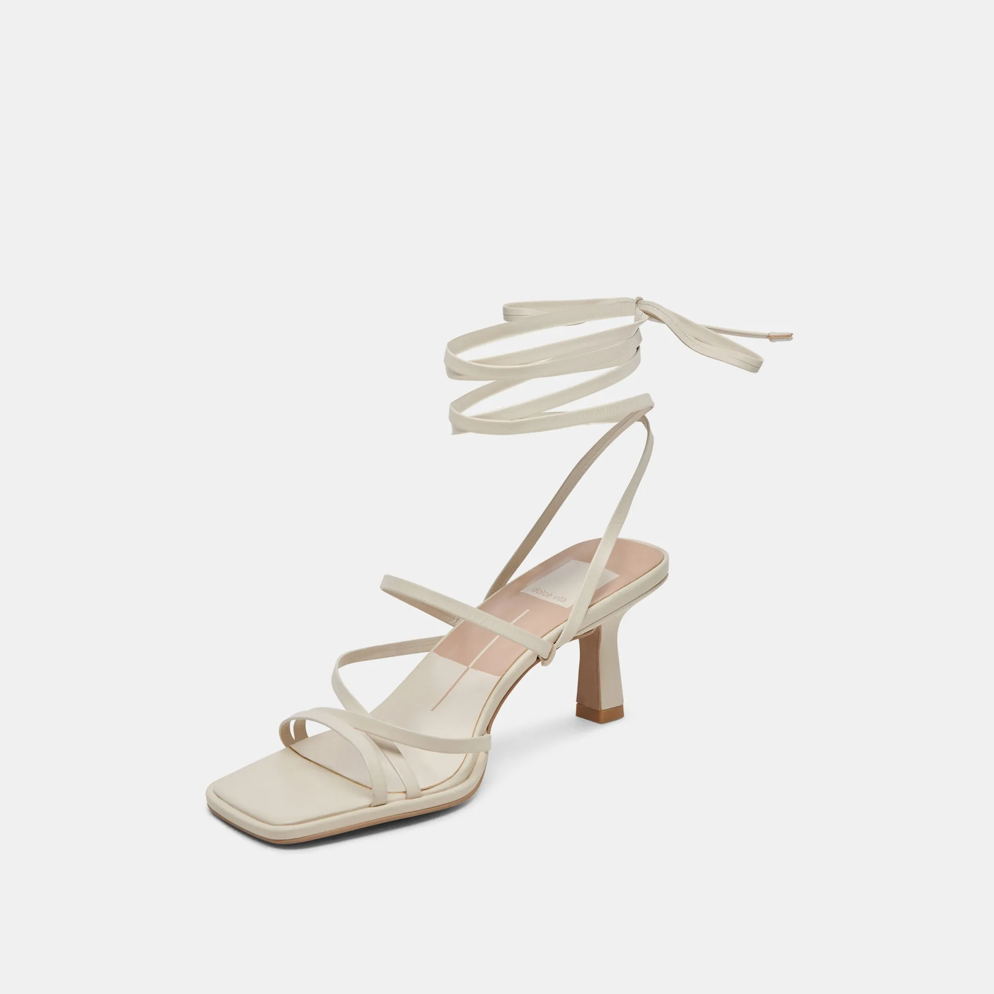 MALABO HEELS IVORY LEATHER - re:vita sold by Dolce Vita product image thumbnail 4