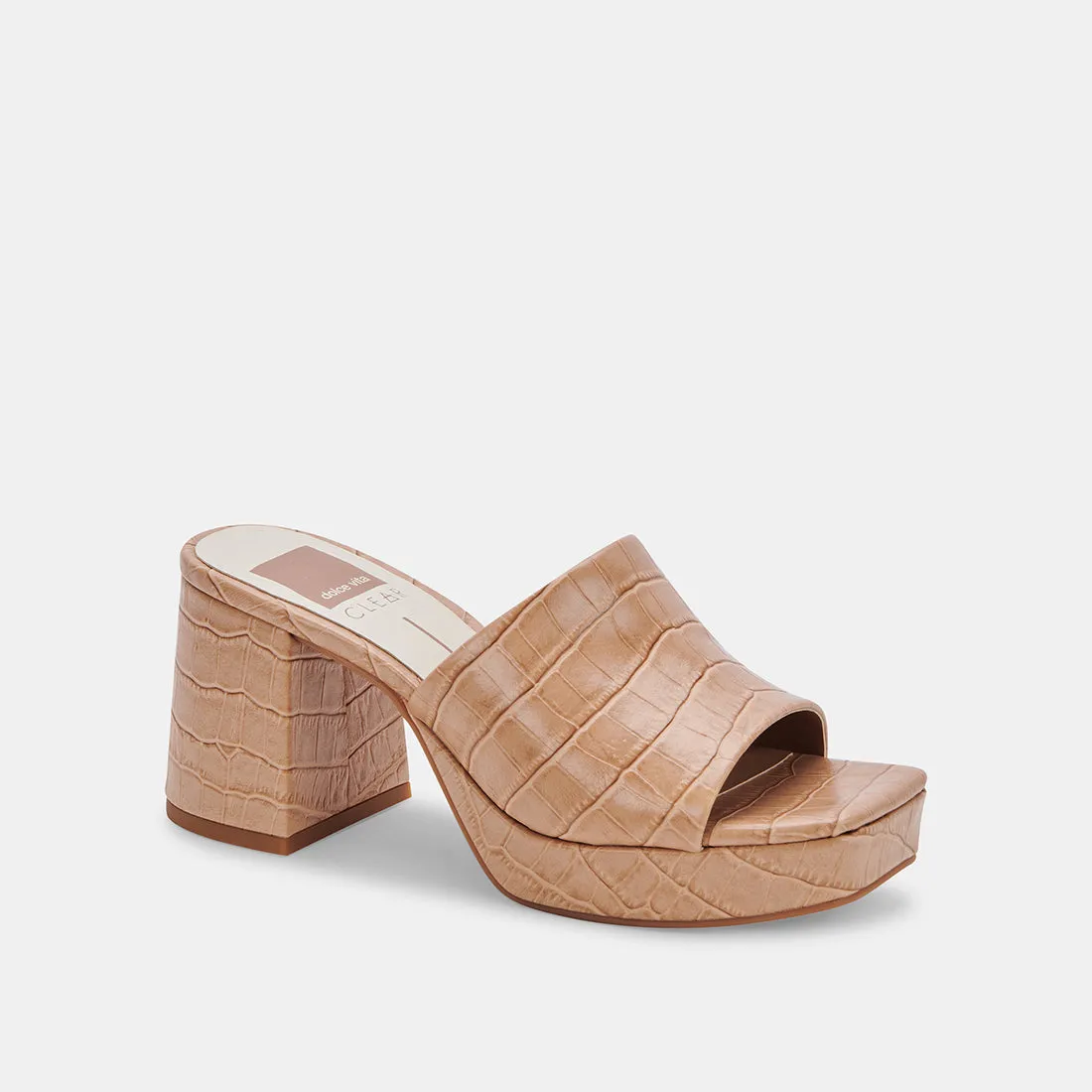 MARSHA HEELS CAFE EMBOSSED STELLA - re:vita sold by Dolce Vita product image thumbnail 3