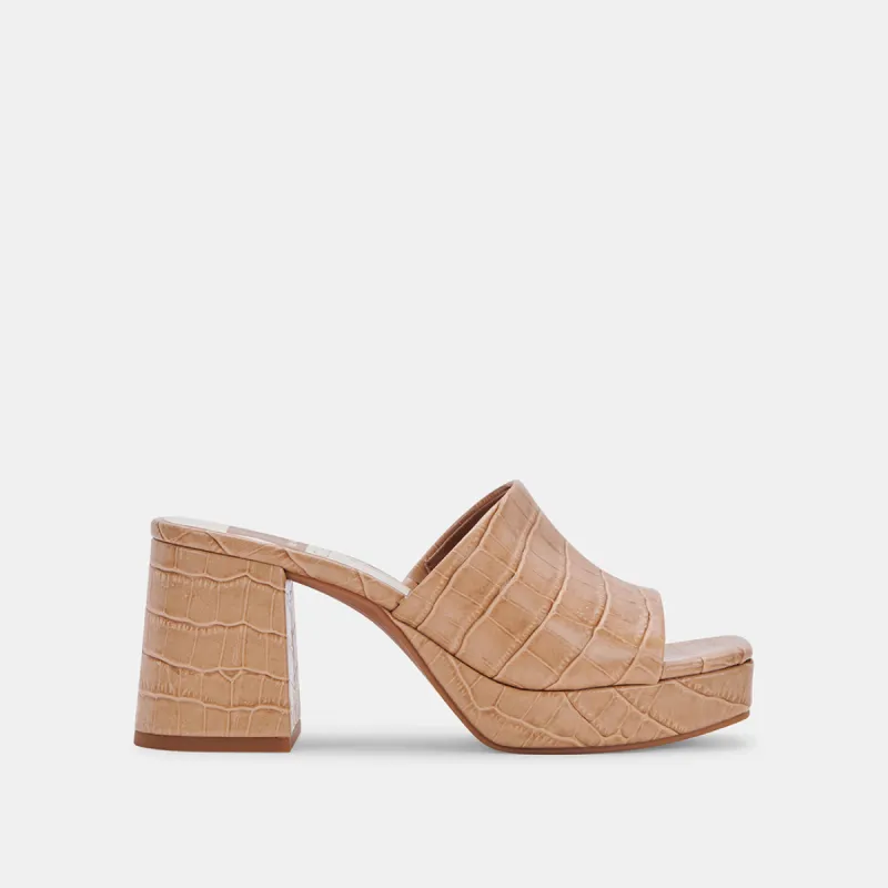 MARSHA HEELS CAFE EMBOSSED STELLA - re:vita sold by Dolce Vita