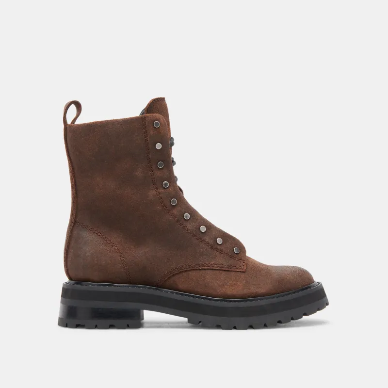 RANIER BOOTS COCOA SUEDE - re:vita sold by Dolce Vita