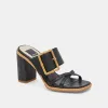 ONNIE HEELS ONYX RAFFIA - re:vita sold by Dolce Vita