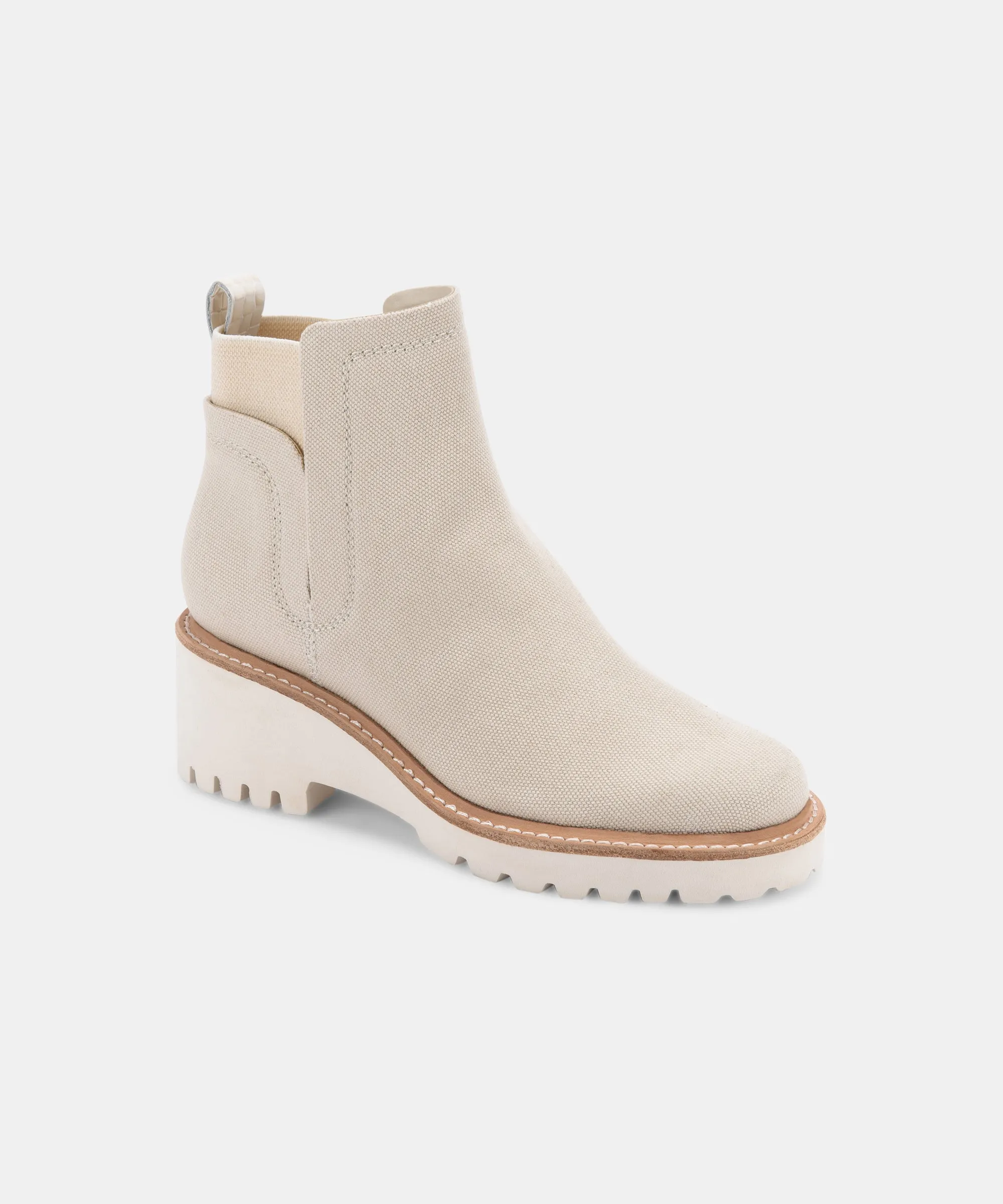 HUEY BOOTIES SANDSTONE CANVAS - re:vita sold by Dolce Vita product image thumbnail 3