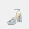 PARLO HEELS LIGHT BLUE SATIN sold by Dolce Vita