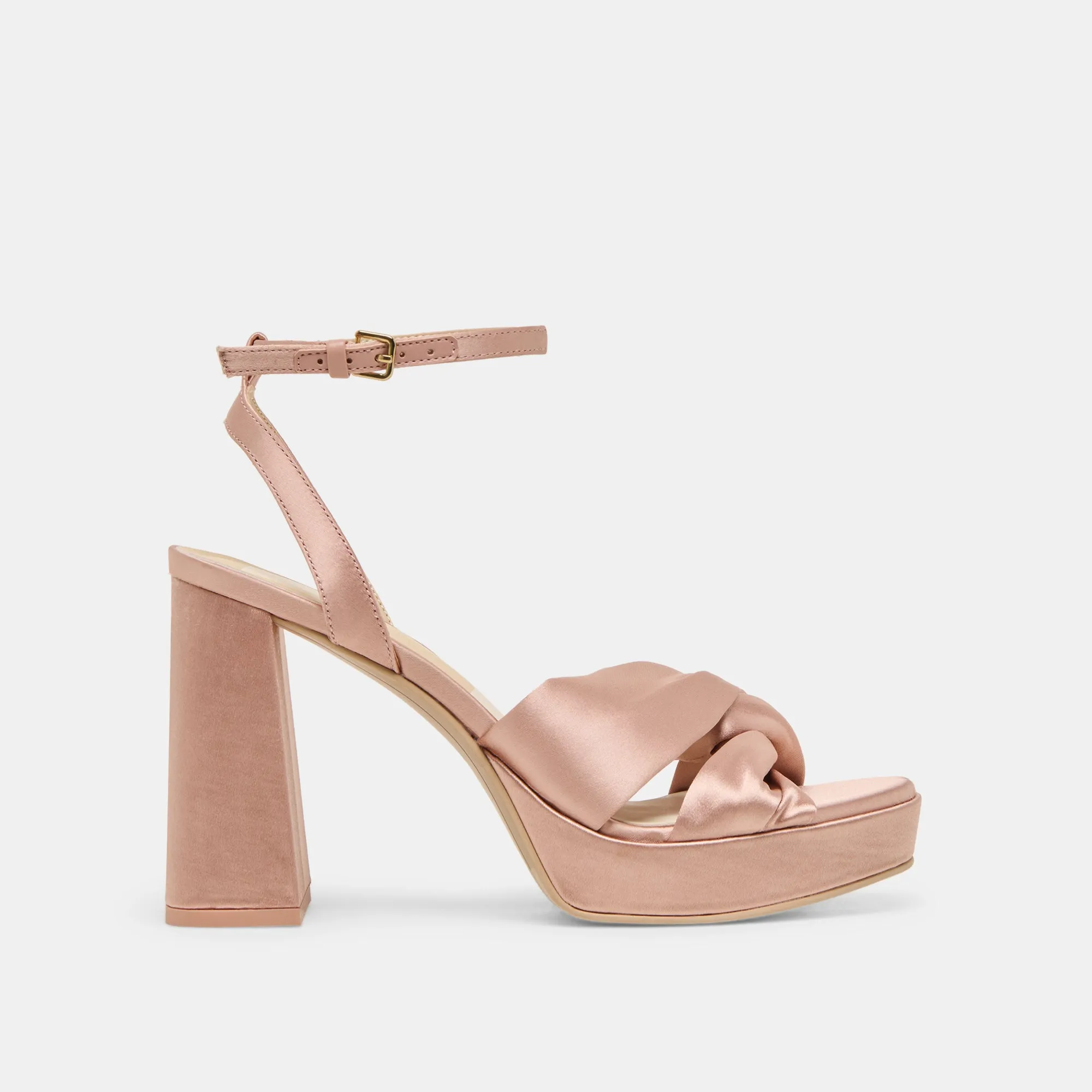 PARLO HEELS BLUSH SATIN sold by Dolce Vita
