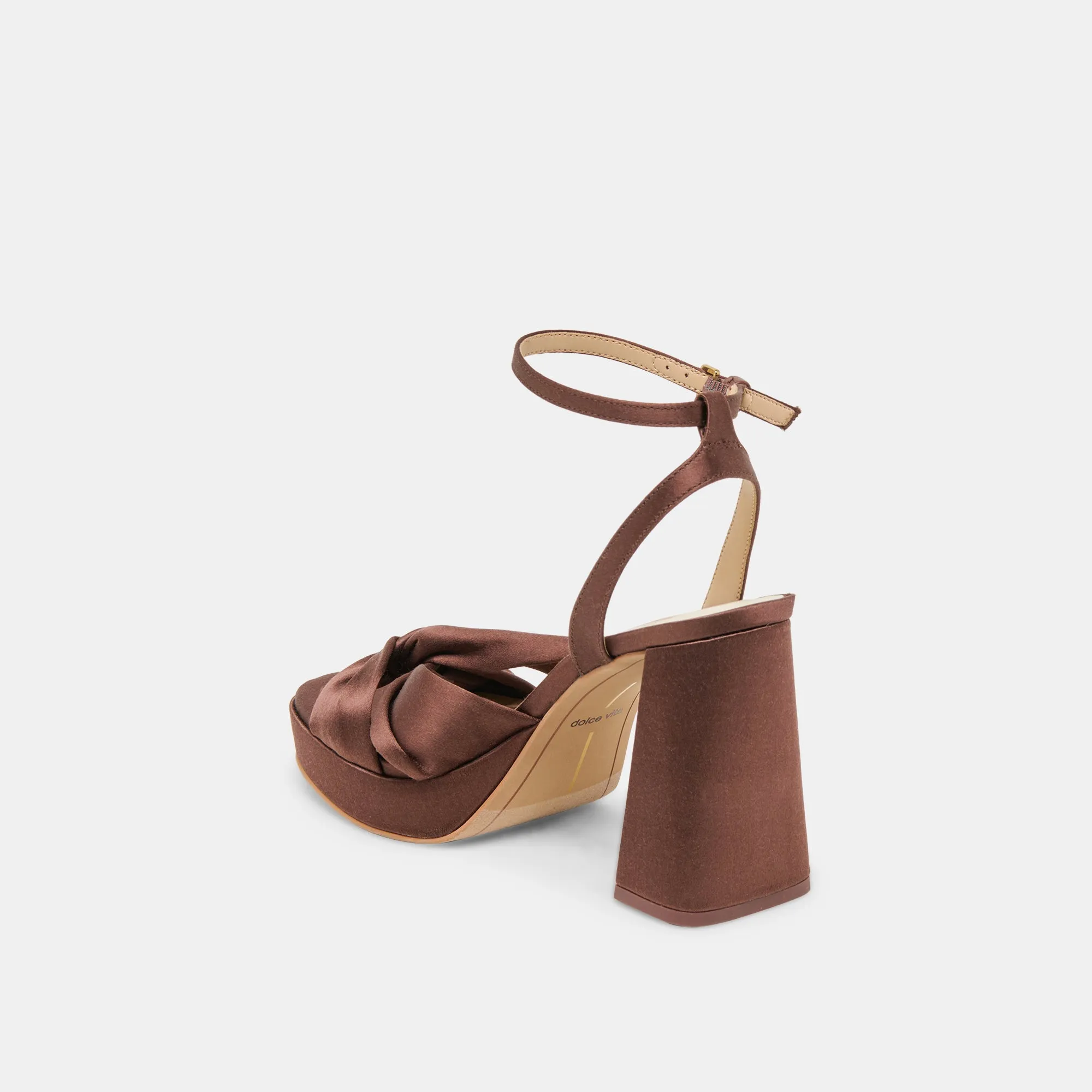 PARLO HEELS MID BROWN SATIN sold by Dolce Vita product image thumbnail 5