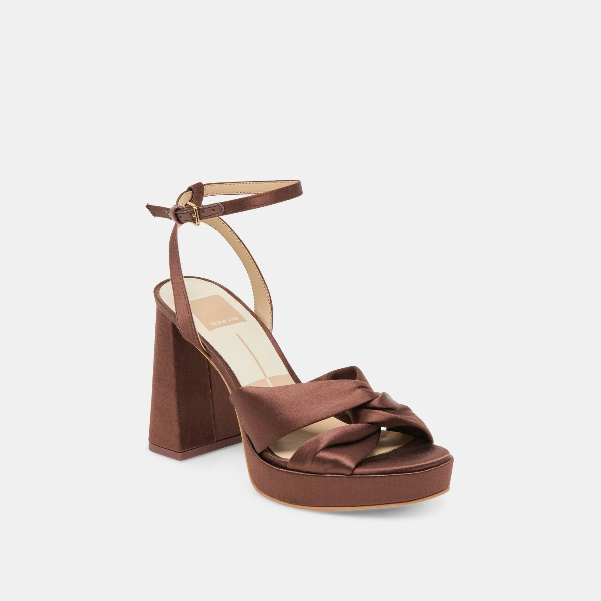 PARLO HEELS MID BROWN SATIN sold by Dolce Vita product image thumbnail 2