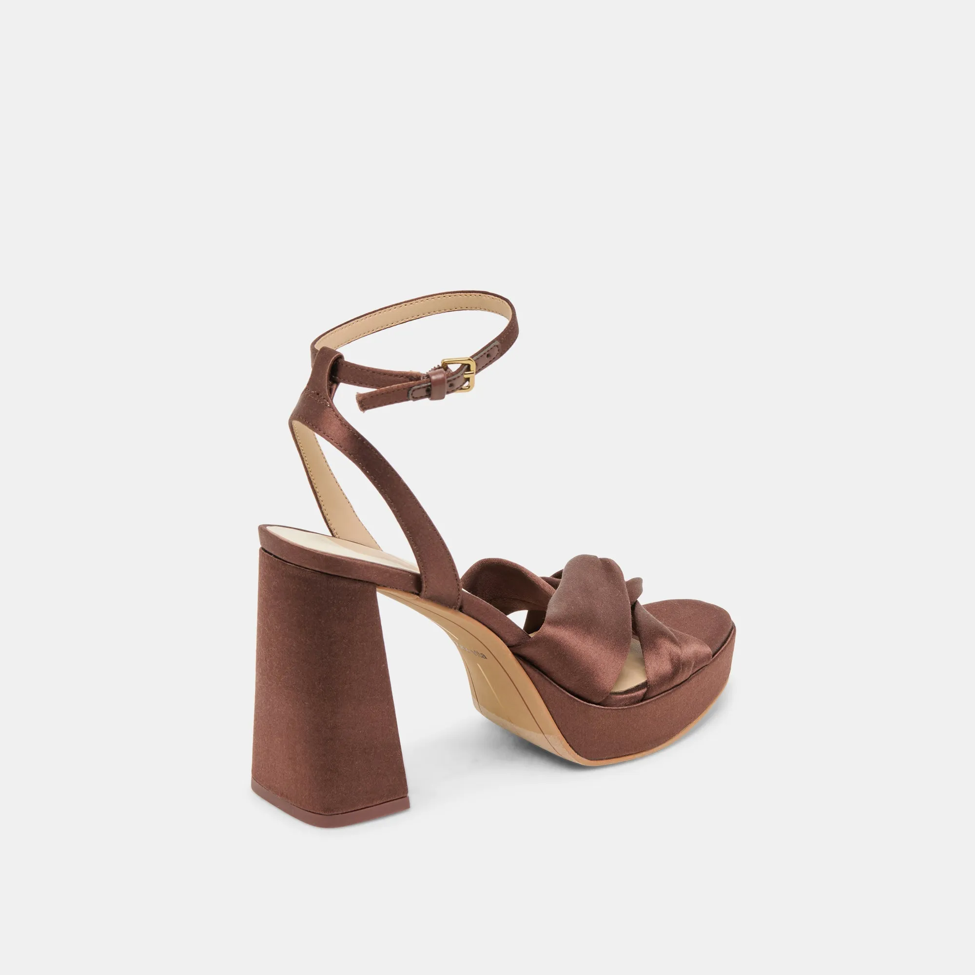 PARLO HEELS MID BROWN SATIN sold by Dolce Vita product image thumbnail 3