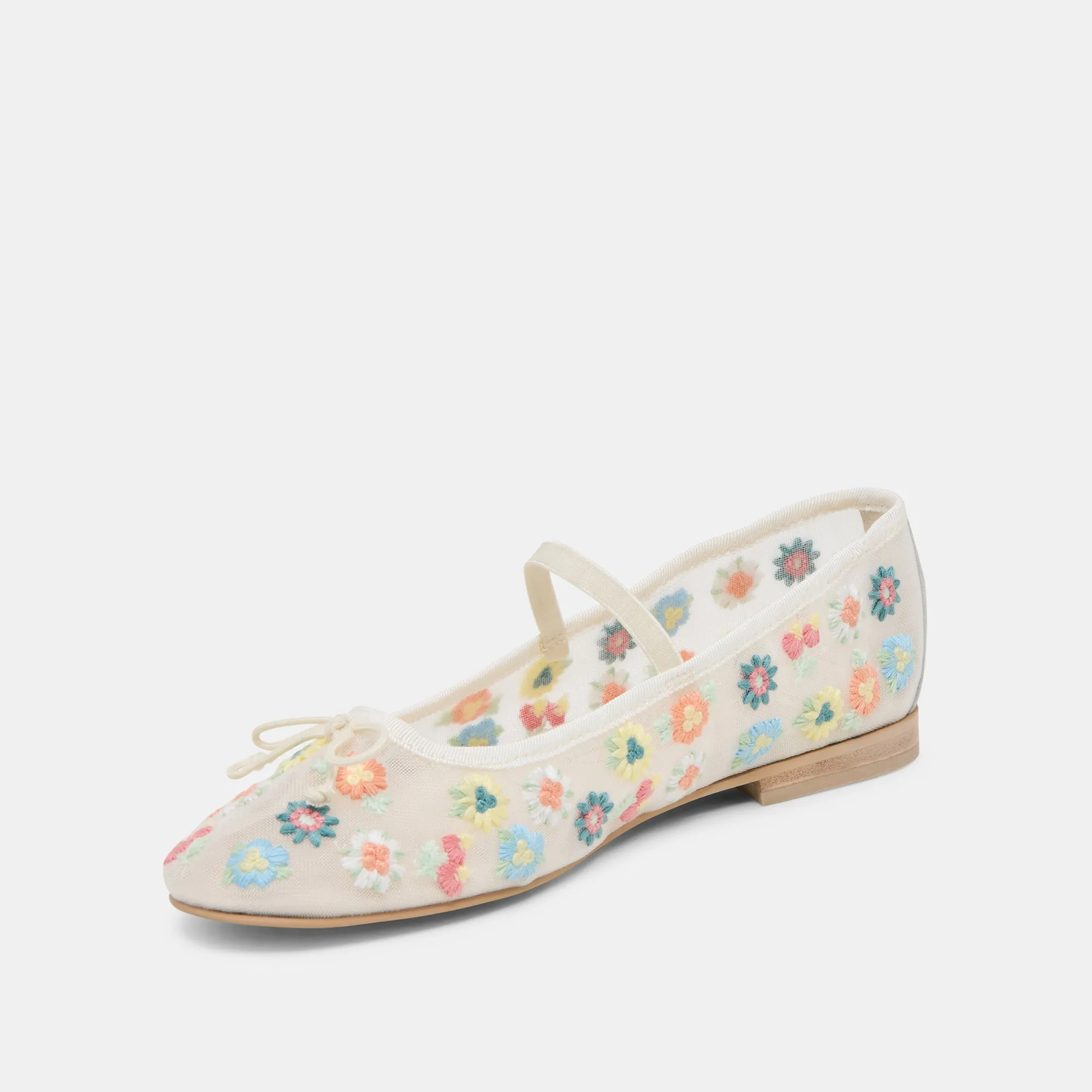 CADEL FLORAL BALLET FLATS IVORY FLORAL MESH sold by Dolce Vita product image thumbnail 4
