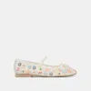CADEL FLORAL BALLET FLATS IVORY FLORAL MESH sold by Dolce Vita