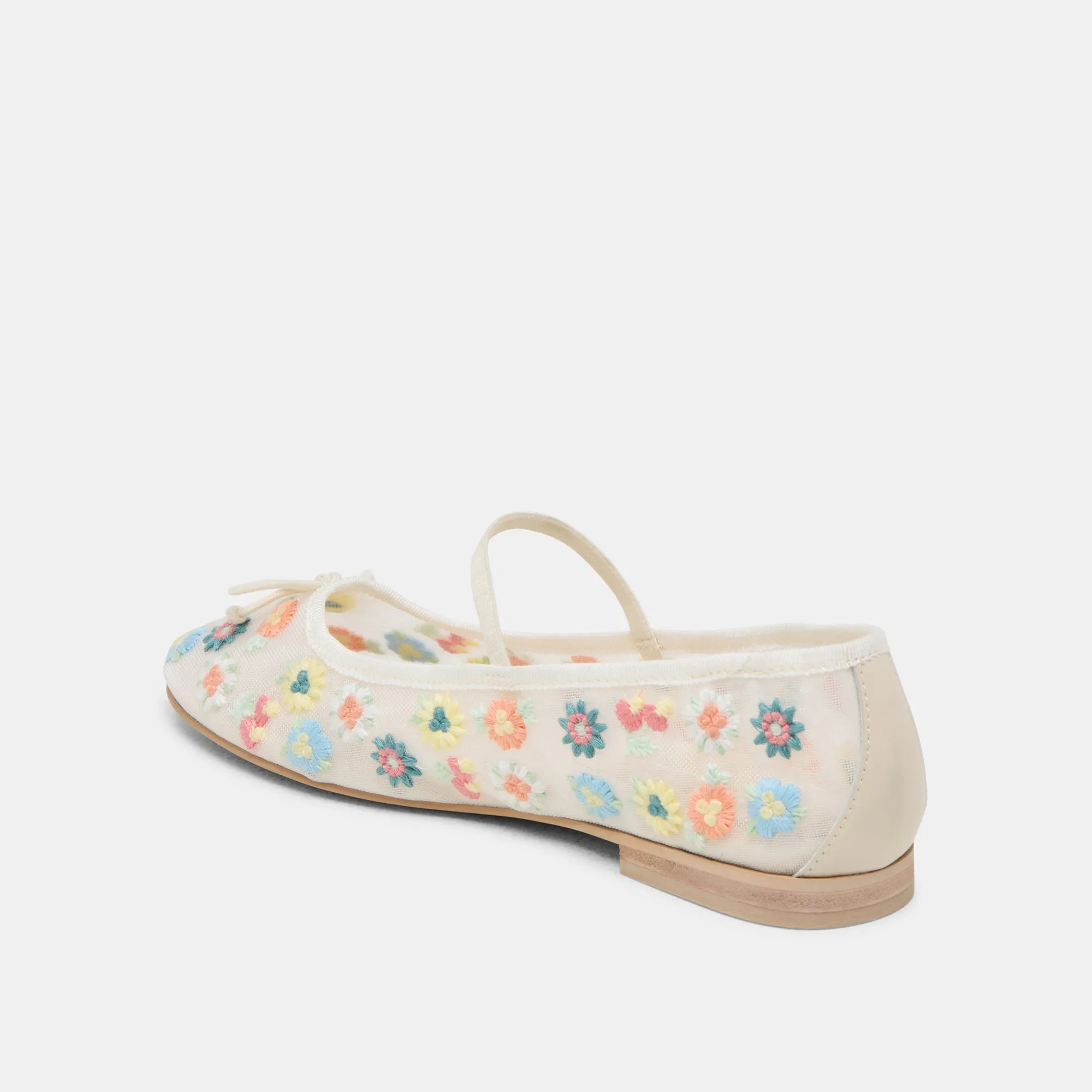 CADEL FLORAL BALLET FLATS IVORY FLORAL MESH sold by Dolce Vita product image thumbnail 5