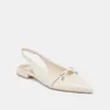 PAYGE FLATS OFF WHITE CRINKLE PATENT sold by Dolce Vita