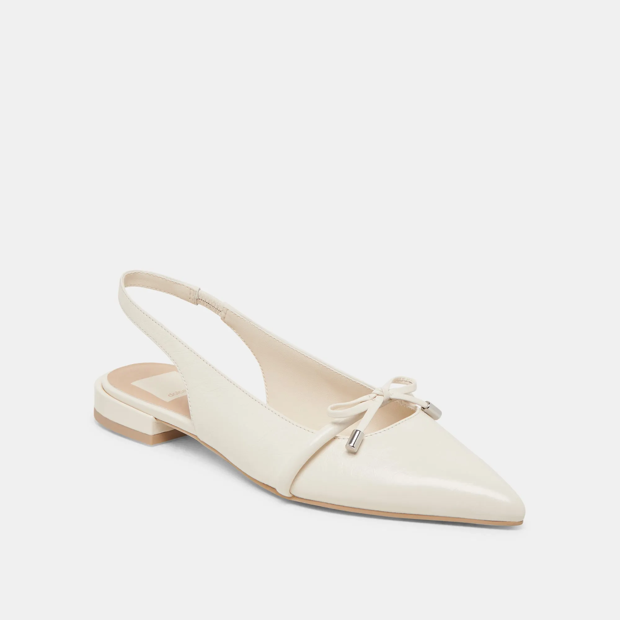 PAYGE FLATS OFF WHITE CRINKLE PATENT sold by Dolce Vita product image thumbnail 2