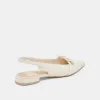 PAYGE FLATS OFF WHITE CRINKLE PATENT sold by Dolce Vita
