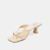 BREVEL WIDE HEELS LIGHT YELLOW LEATHER sold by Dolce Vita