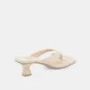 BREVEL WIDE HEELS OFF WHITE LEATHER sold by Dolce Vita
