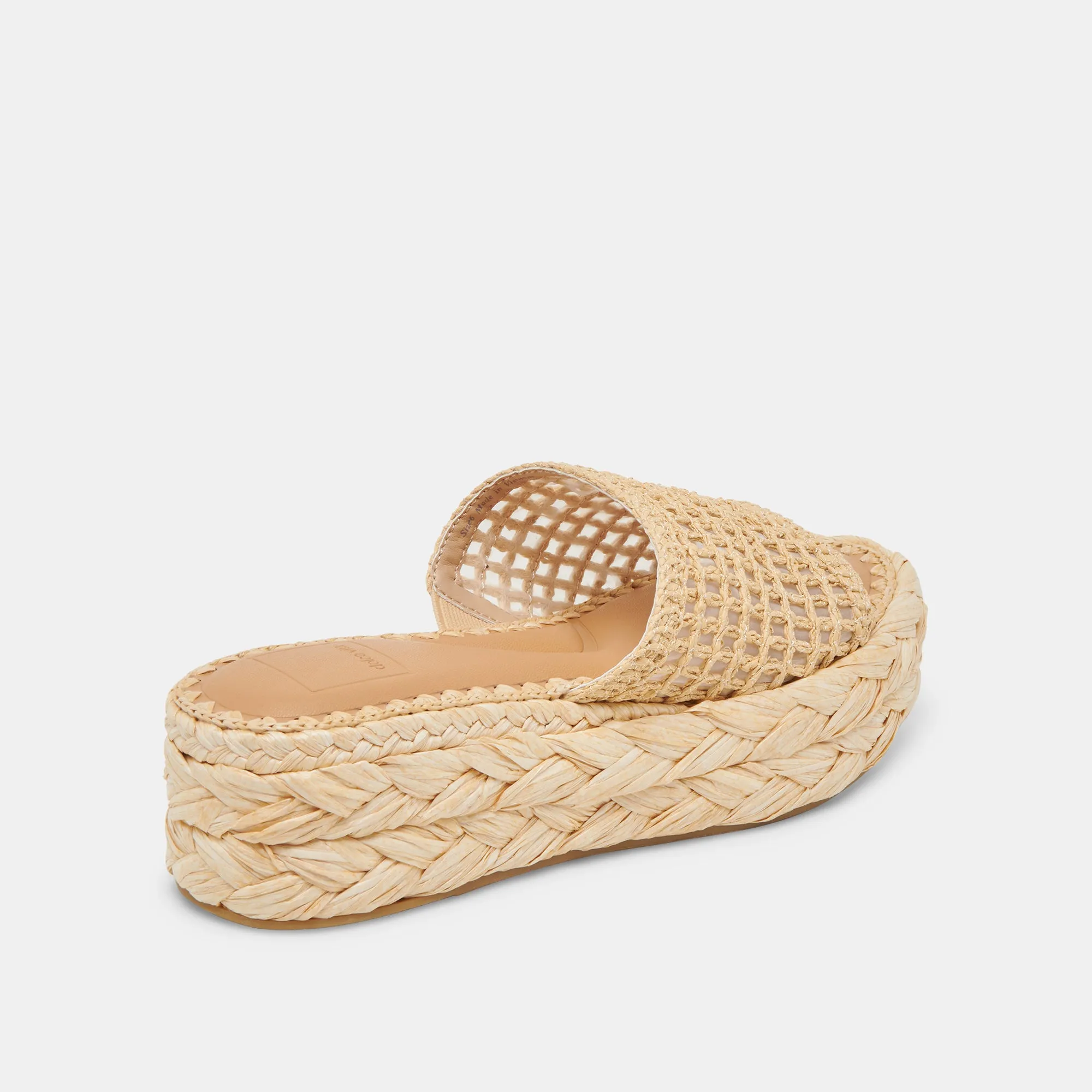 CHAVI MESH SANDALS NATURAL WOVEN RAFFIA sold by Dolce Vita product image thumbnail 3