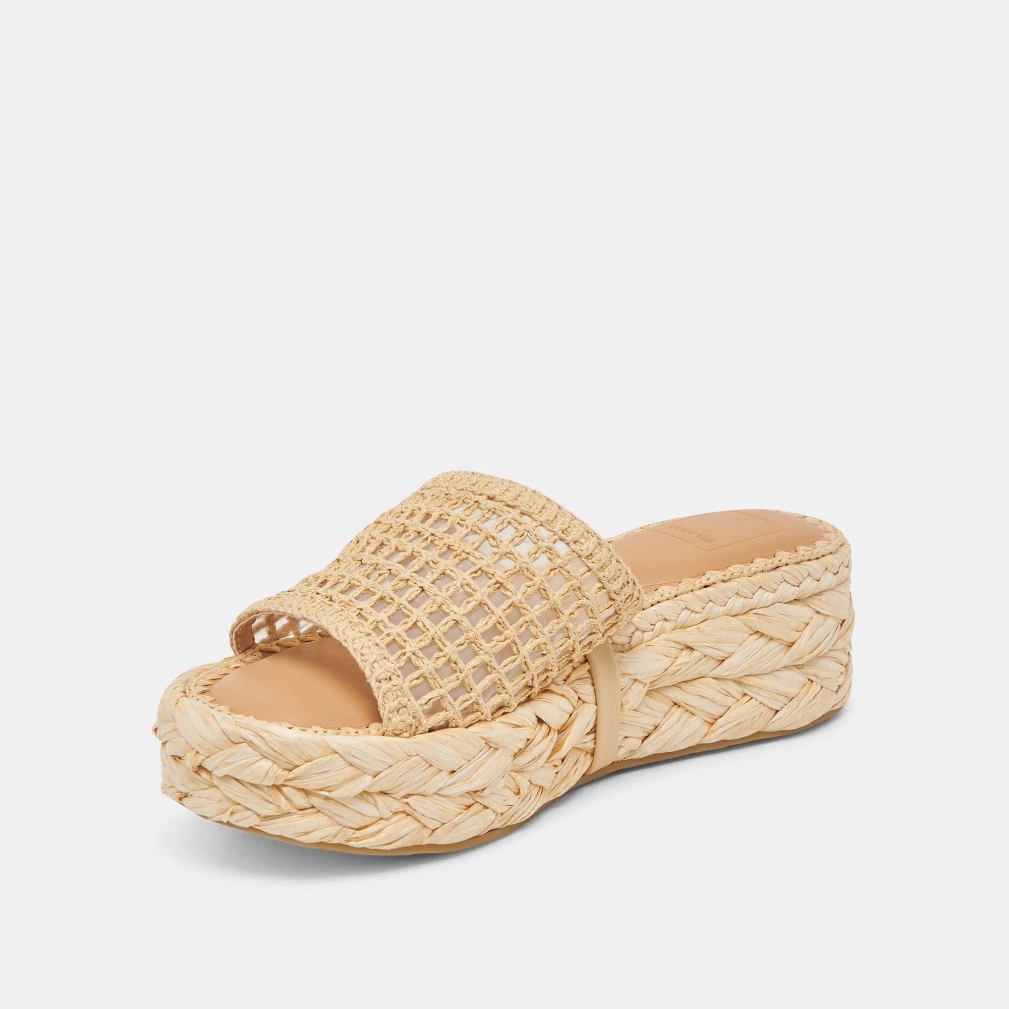 CHAVI MESH SANDALS NATURAL WOVEN RAFFIA sold by Dolce Vita product image thumbnail 4
