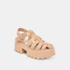 LASLY TONAL SANDALS CAFE LEATHER sold by Dolce Vita