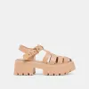 LASLY TONAL SANDALS CAFE LEATHER sold by Dolce Vita