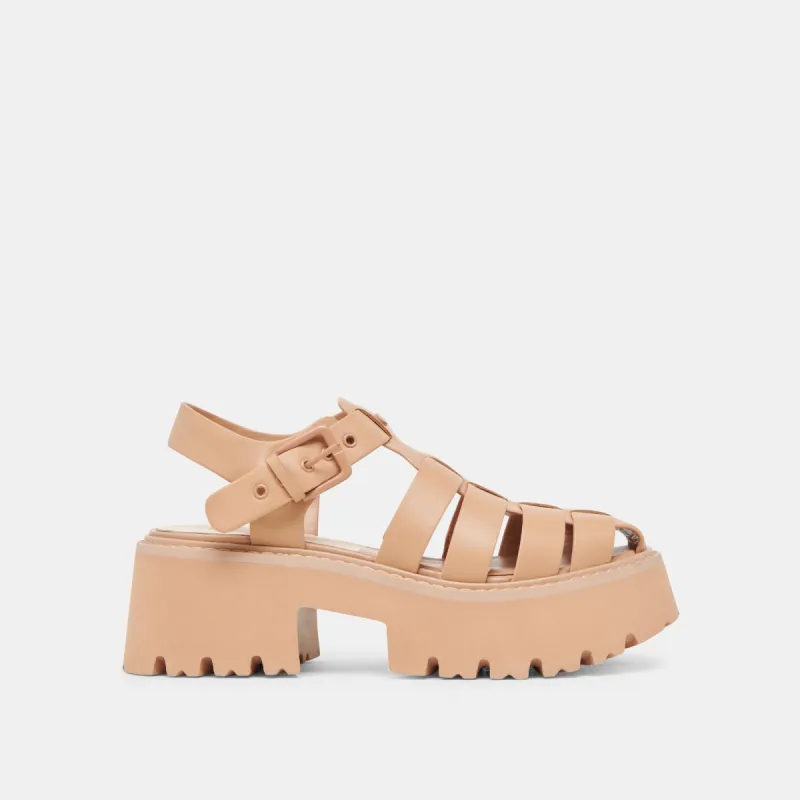 LASLY TONAL SANDALS CAFE LEATHER sold by Dolce Vita
