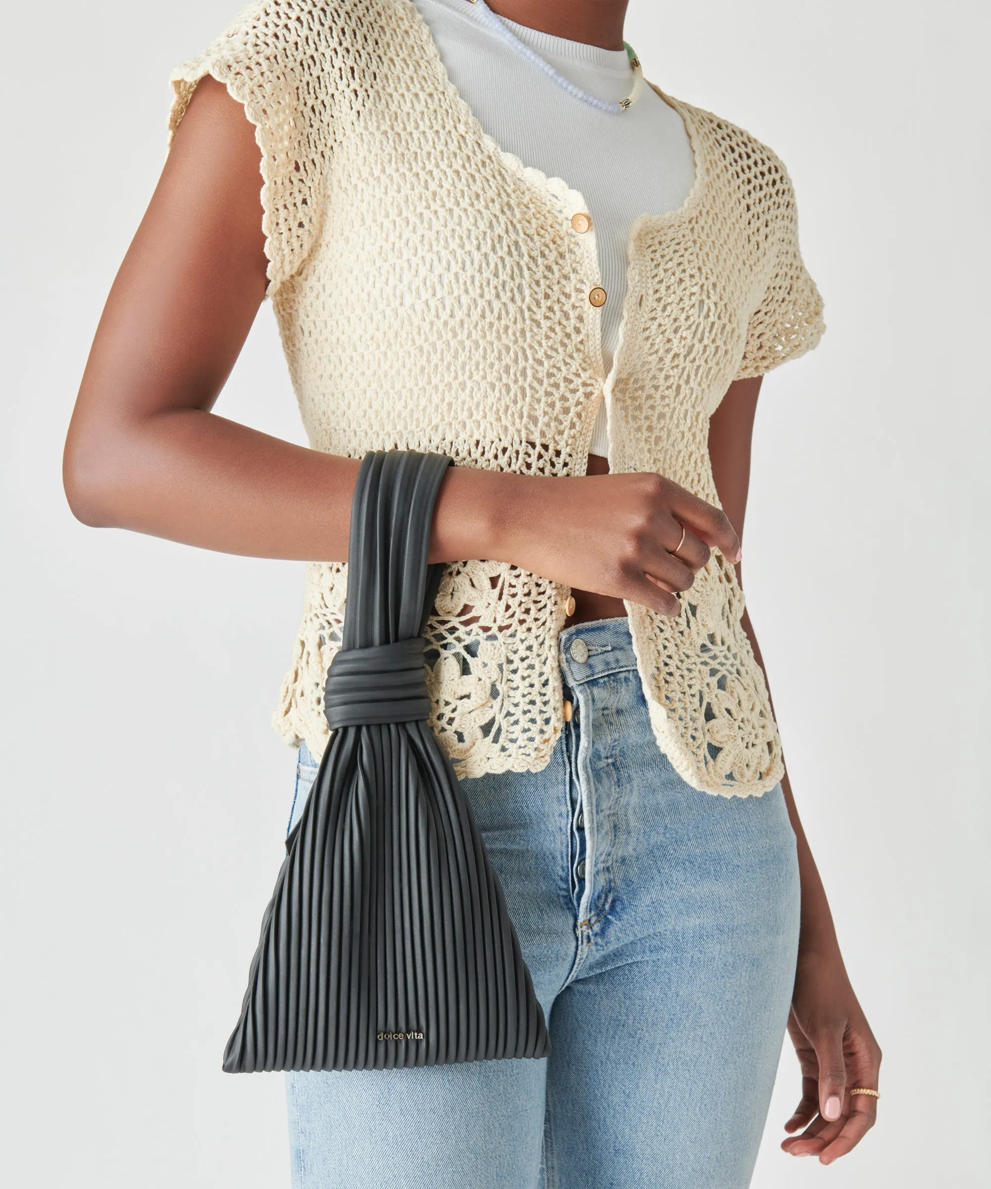 CAREY HANDBAG BLACK STELLA sold by Dolce Vita product image thumbnail 2