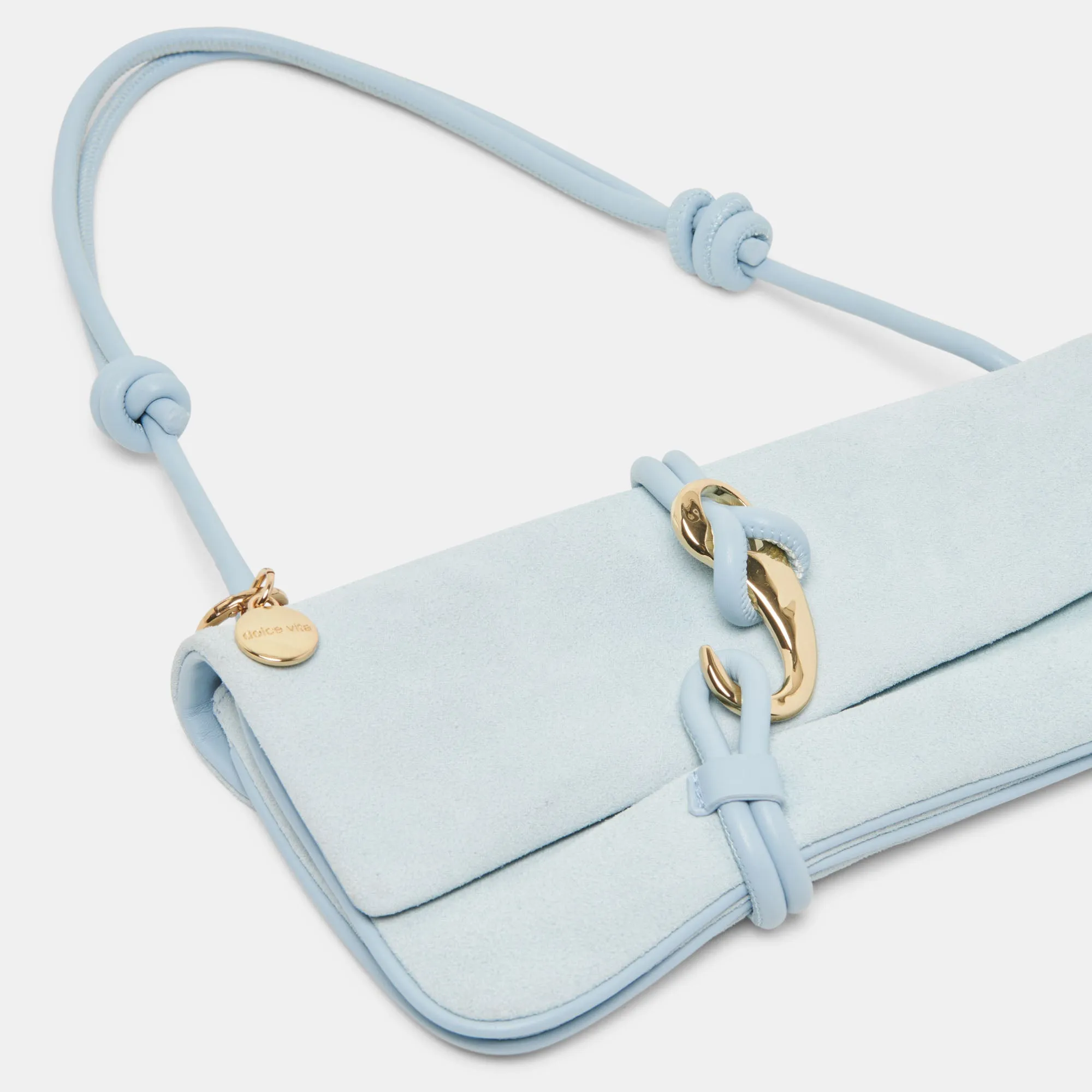 ALICE SHOULDER BAG BLUE SUEDE sold by Dolce Vita product image thumbnail 3