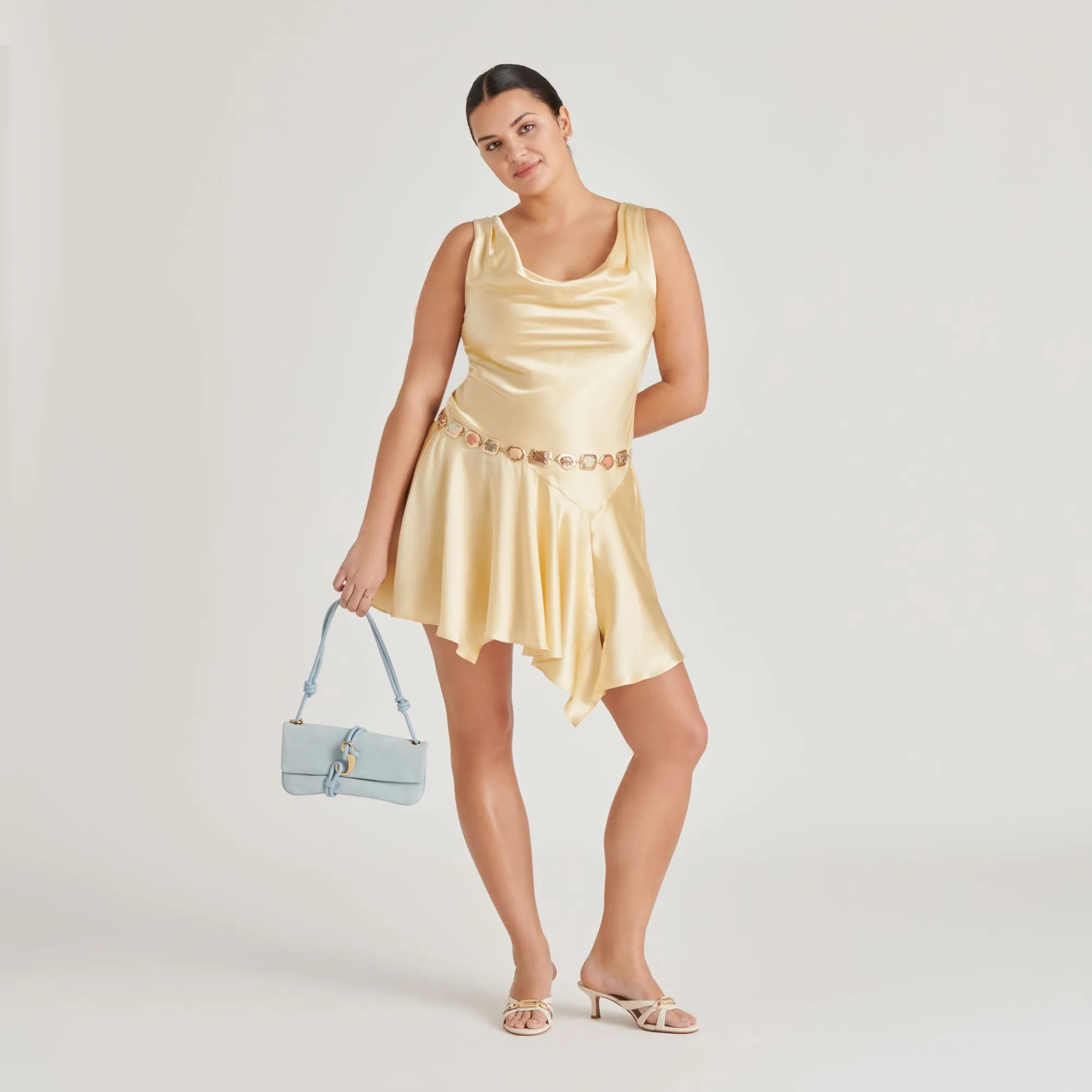 ALICE SHOULDER BAG BLUE SUEDE sold by Dolce Vita product image thumbnail 4