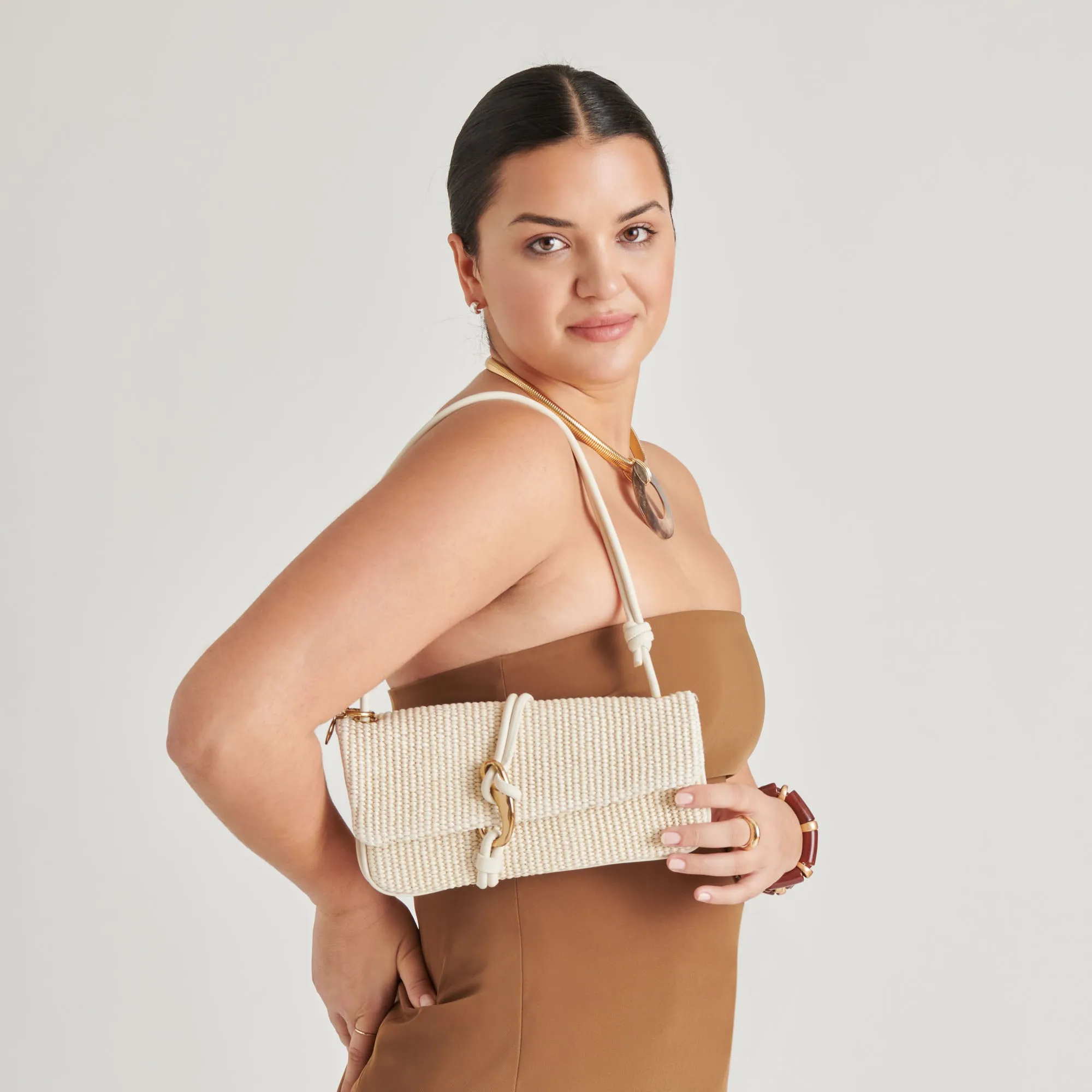 ALICE SHOULDER BAG NATURAL RAFFIA sold by Dolce Vita product image thumbnail 3
