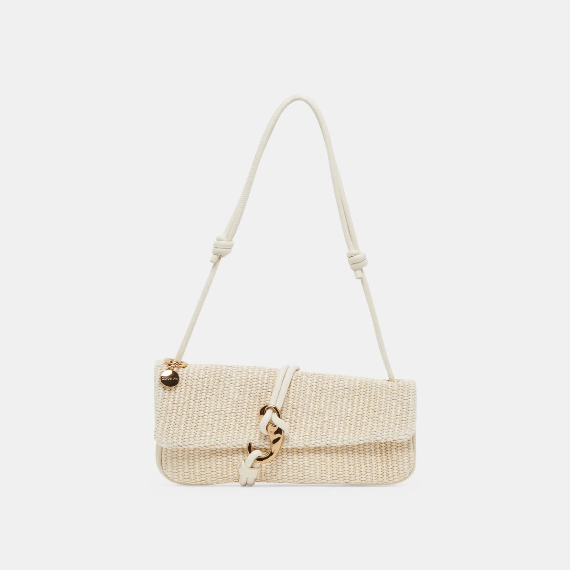 ALICE SHOULDER BAG NATURAL RAFFIA sold by Dolce Vita