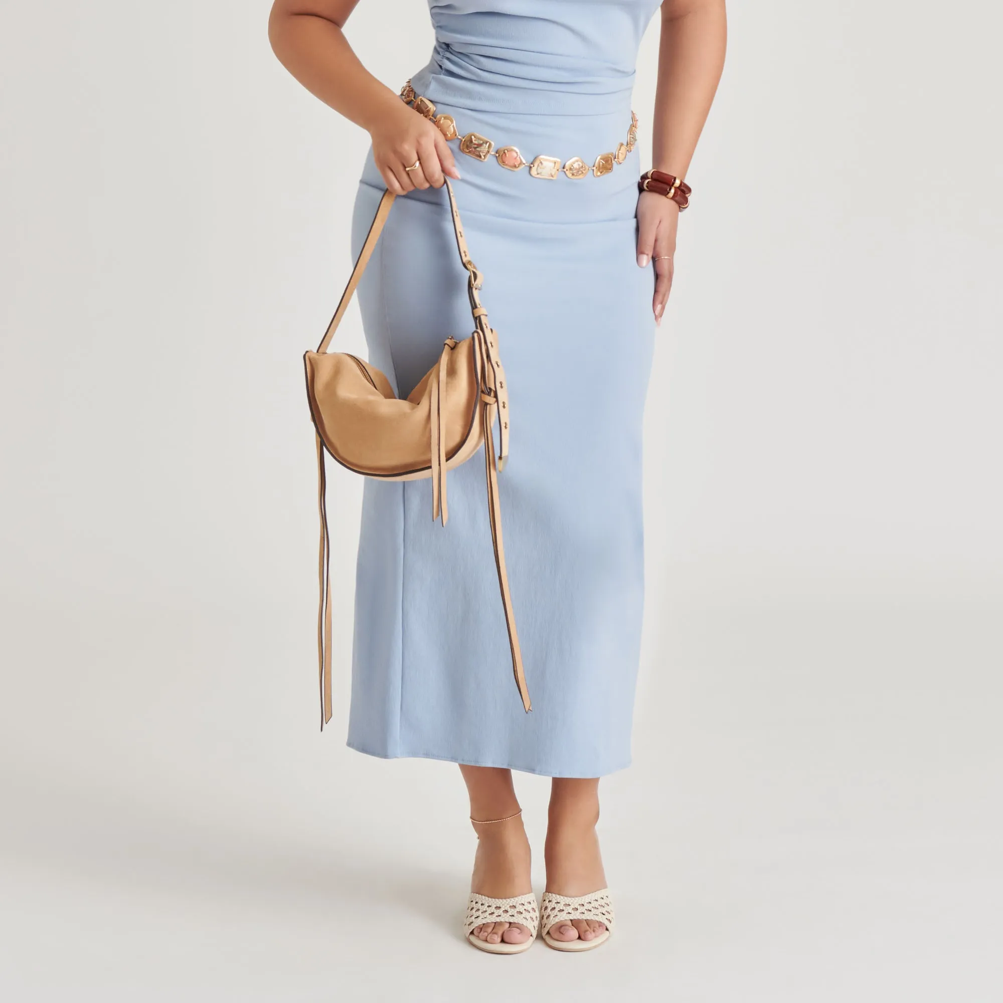 VERONA SHOULDER BAG BEIGE SUEDE sold by Dolce Vita product image thumbnail 5