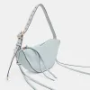 VERONA SHOULDER BAG BLUE SUEDE sold by Dolce Vita