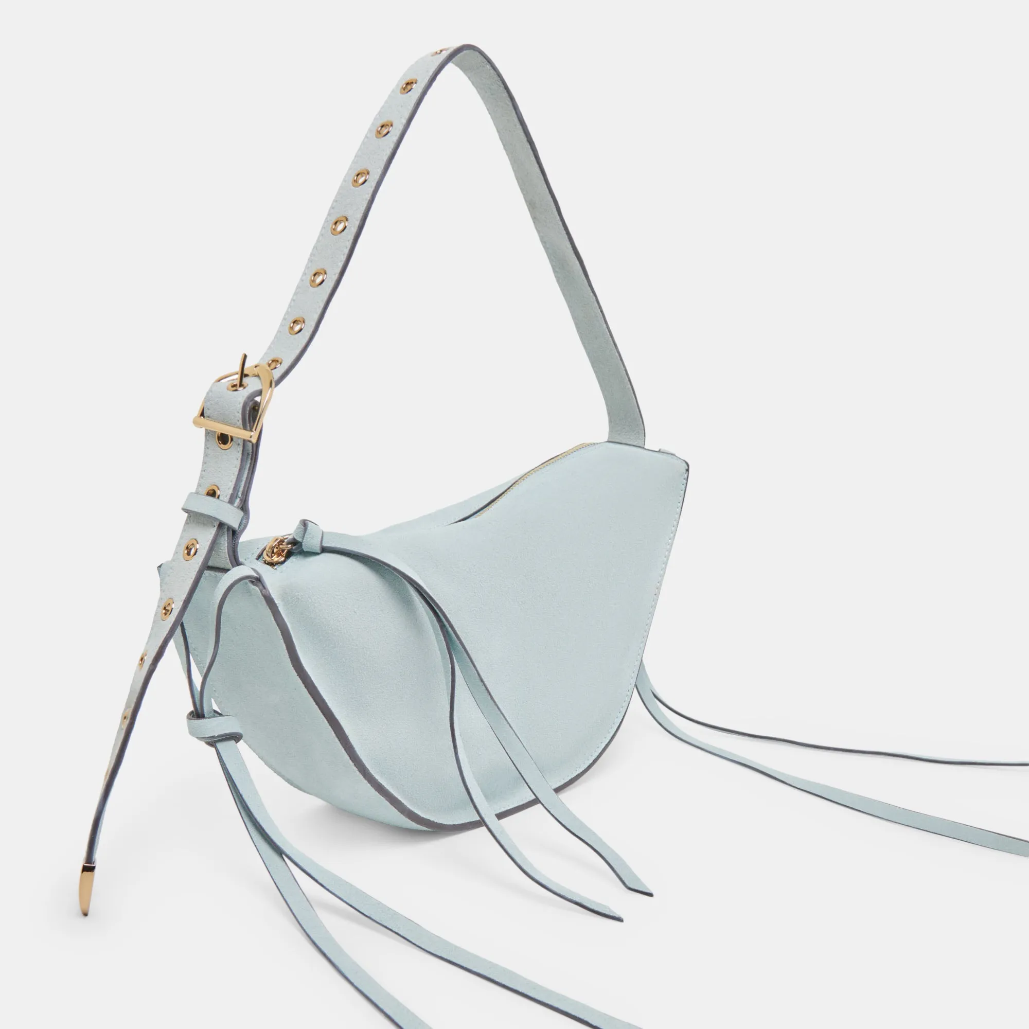 VERONA SHOULDER BAG BLUE SUEDE sold by Dolce Vita product image thumbnail 4