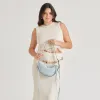 VERONA SHOULDER BAG BLUE SUEDE sold by Dolce Vita