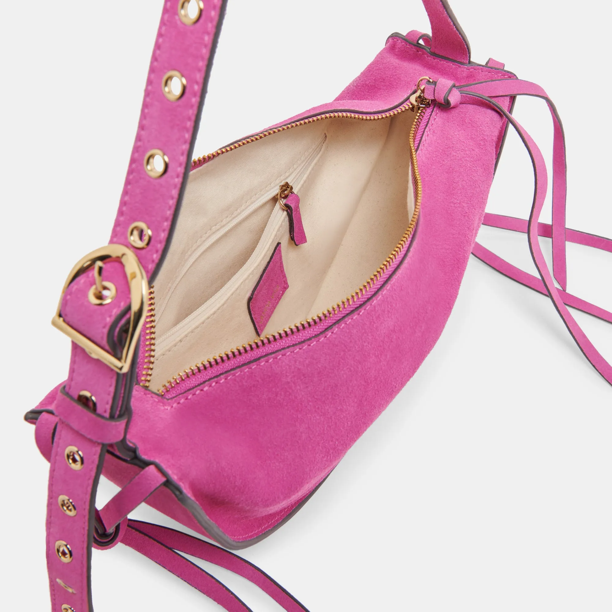 VERONA SHOULDER BAG MAGENTA SUEDE sold by Dolce Vita product image thumbnail 4