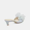 NARITA PEARL HEELS LIGHT BLUE SATIN sold by Dolce Vita